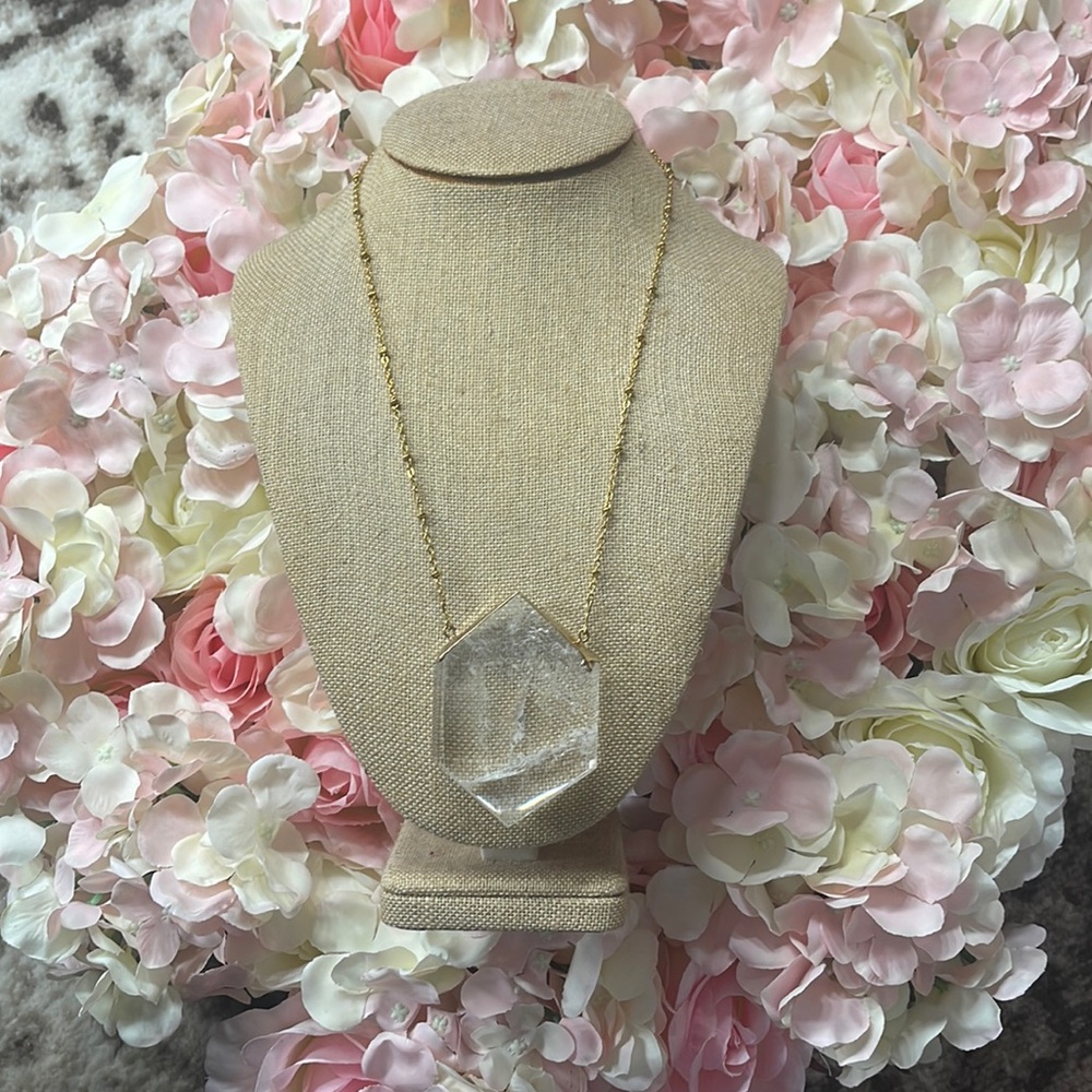 Barbara C. Pellegrino Quartz Willow Necklace 20 in Drop Chain